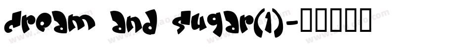 Cream and sugar(1)字体转换